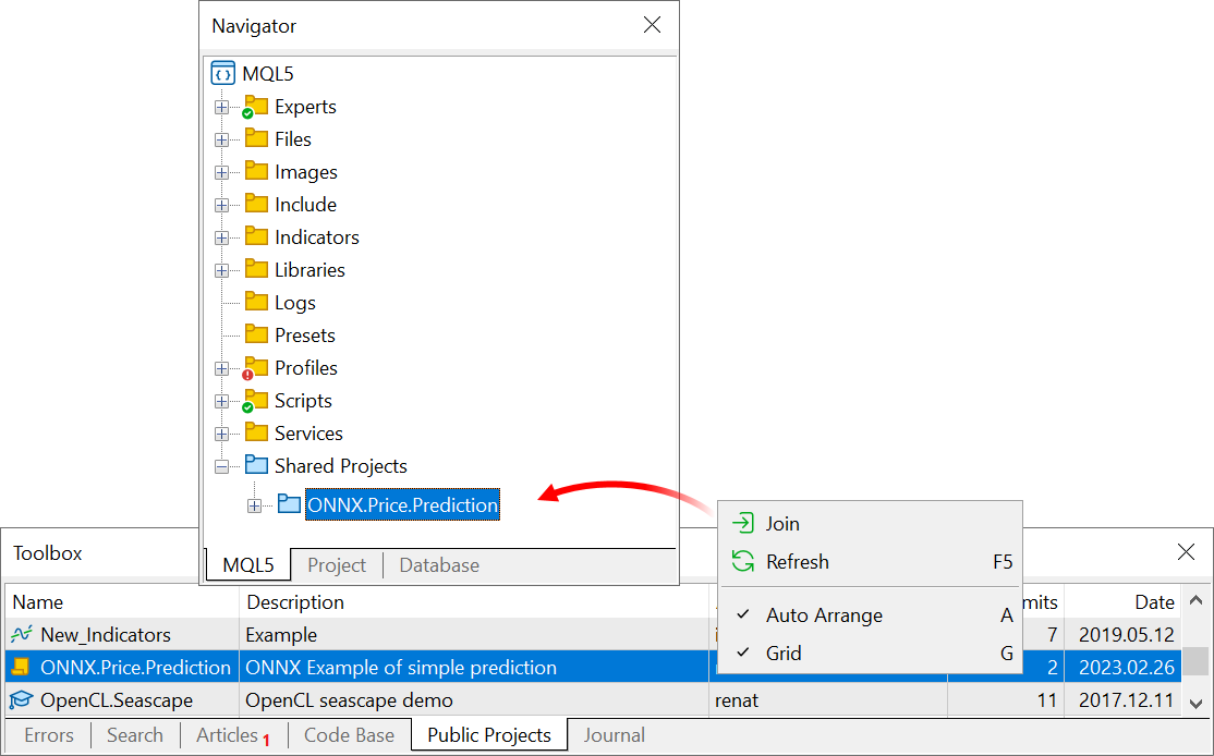 MetaTrader 5 build 3620：网页端改进，ONNX支持和MQL5快速矩阵乘法